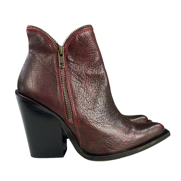 Jeffrey Campbell  Leather Western‎ Cowboy Boots Womens Size EU37 US6.5 - Picture 1 of 13